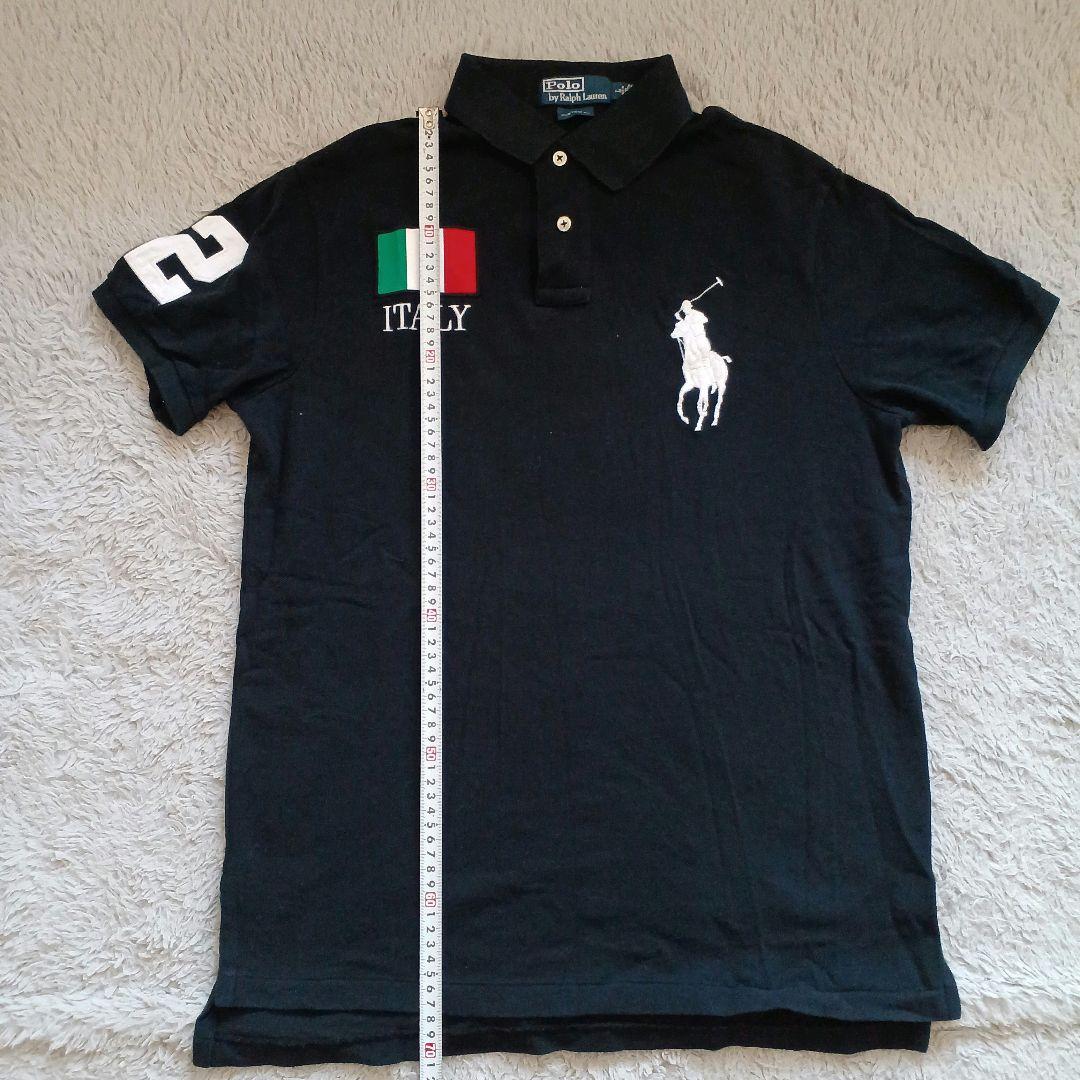 Ralph Lauren 半袖 ポロシャツ イタリア 刺繍ロゴ ビッグポニー