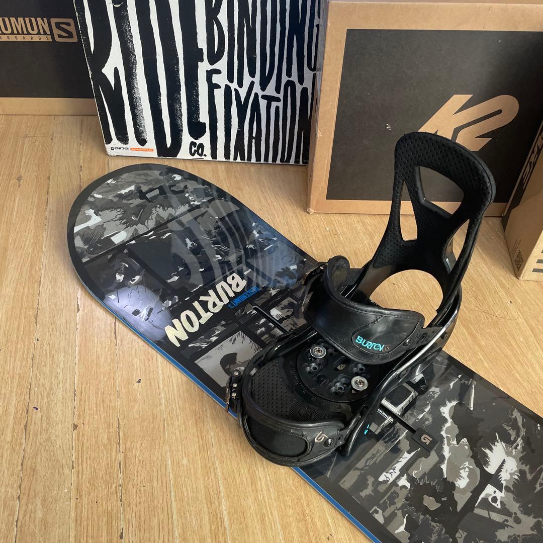BURTON　バートン　スノーボード　フリースタイルバインディング付