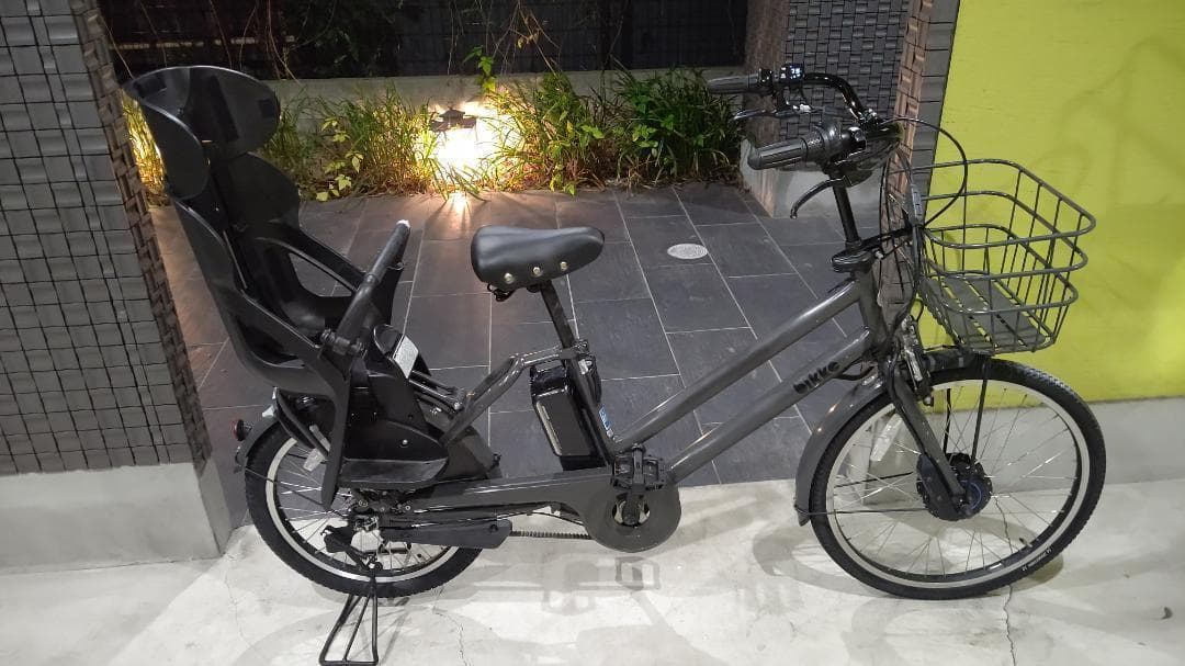 人気色　後期　BIKKE　GRI　シートクッション新品　電動自転車