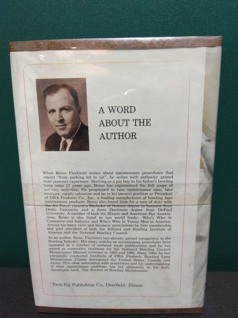 洋書 the science of bowling maintenance