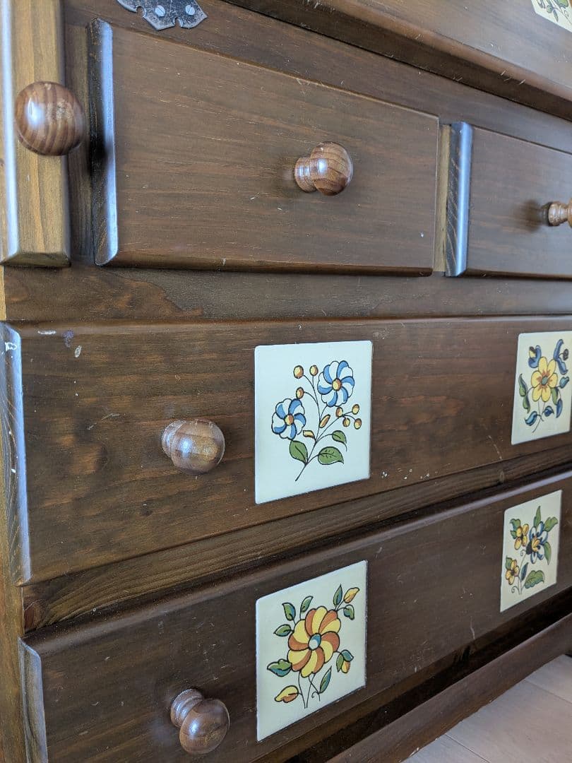 角煮☆ ACTUS スペイン製　ライティングビューロー北欧　チェスト