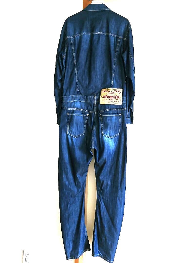 美品⭐ディースクエアード デニムオールインワン36ツナギジャンプスーツジーンズ