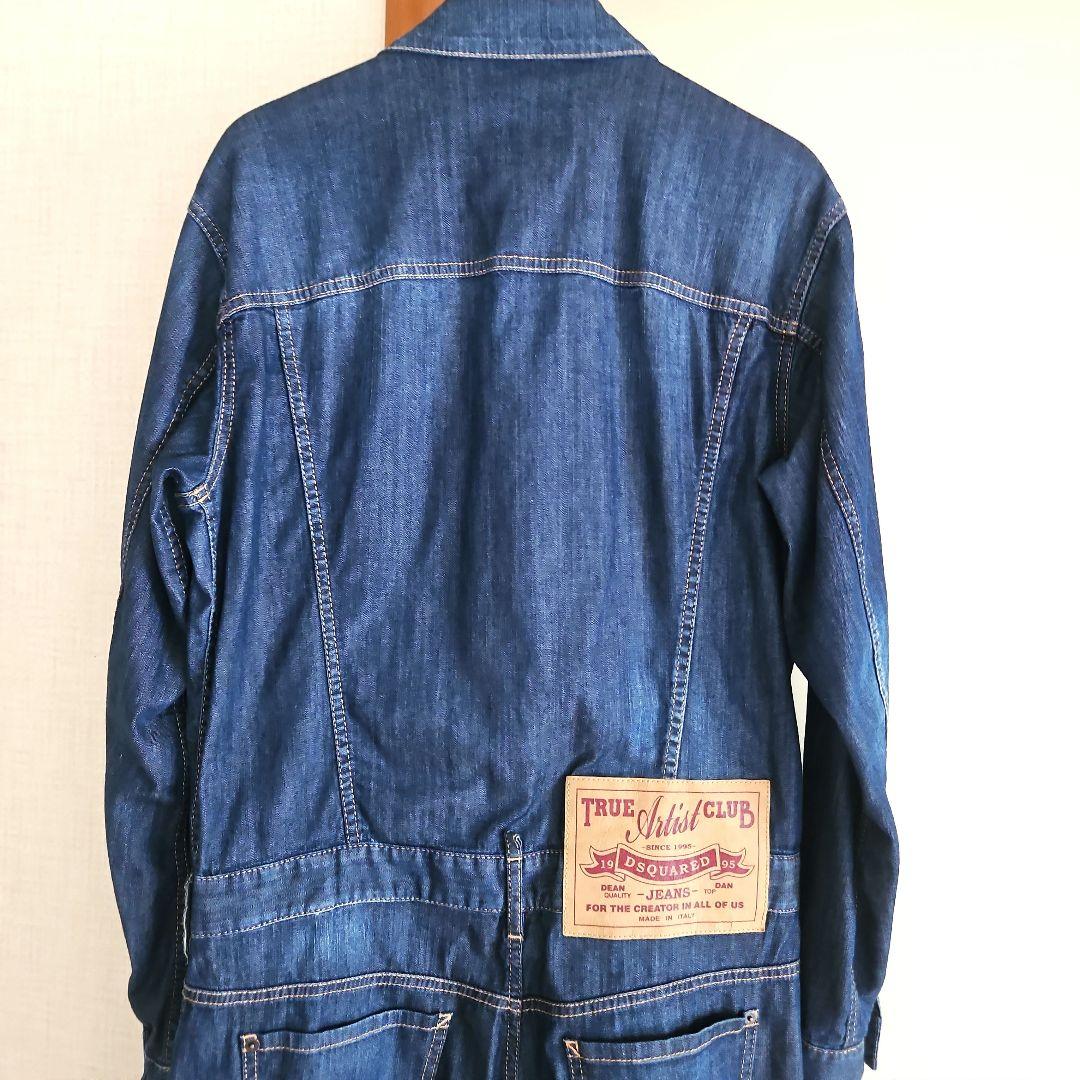 美品⭐ディースクエアード デニムオールインワン36ツナギジャンプスーツジーンズ