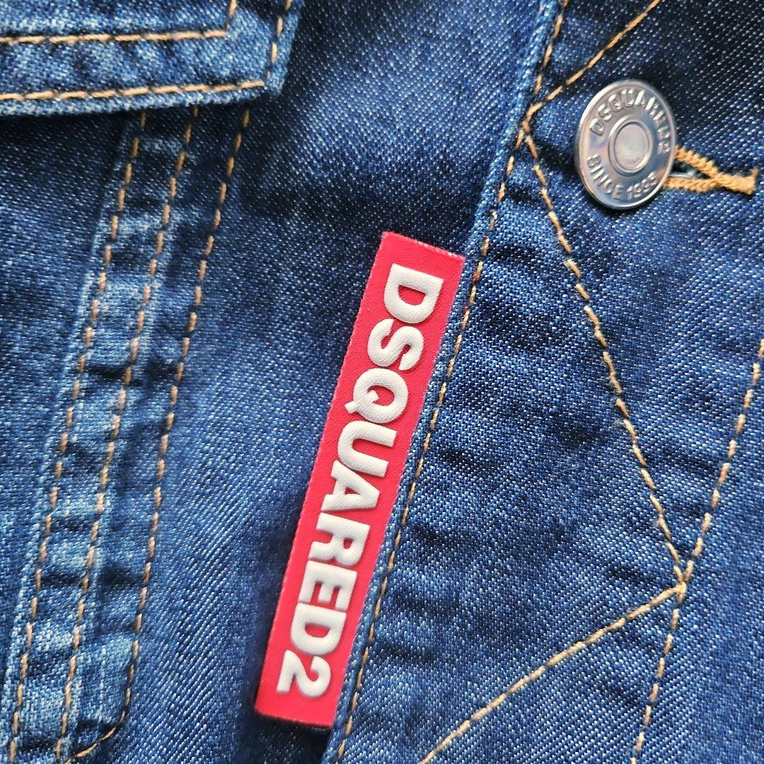 美品⭐ディースクエアード デニムオールインワン36ツナギジャンプスーツジーンズ