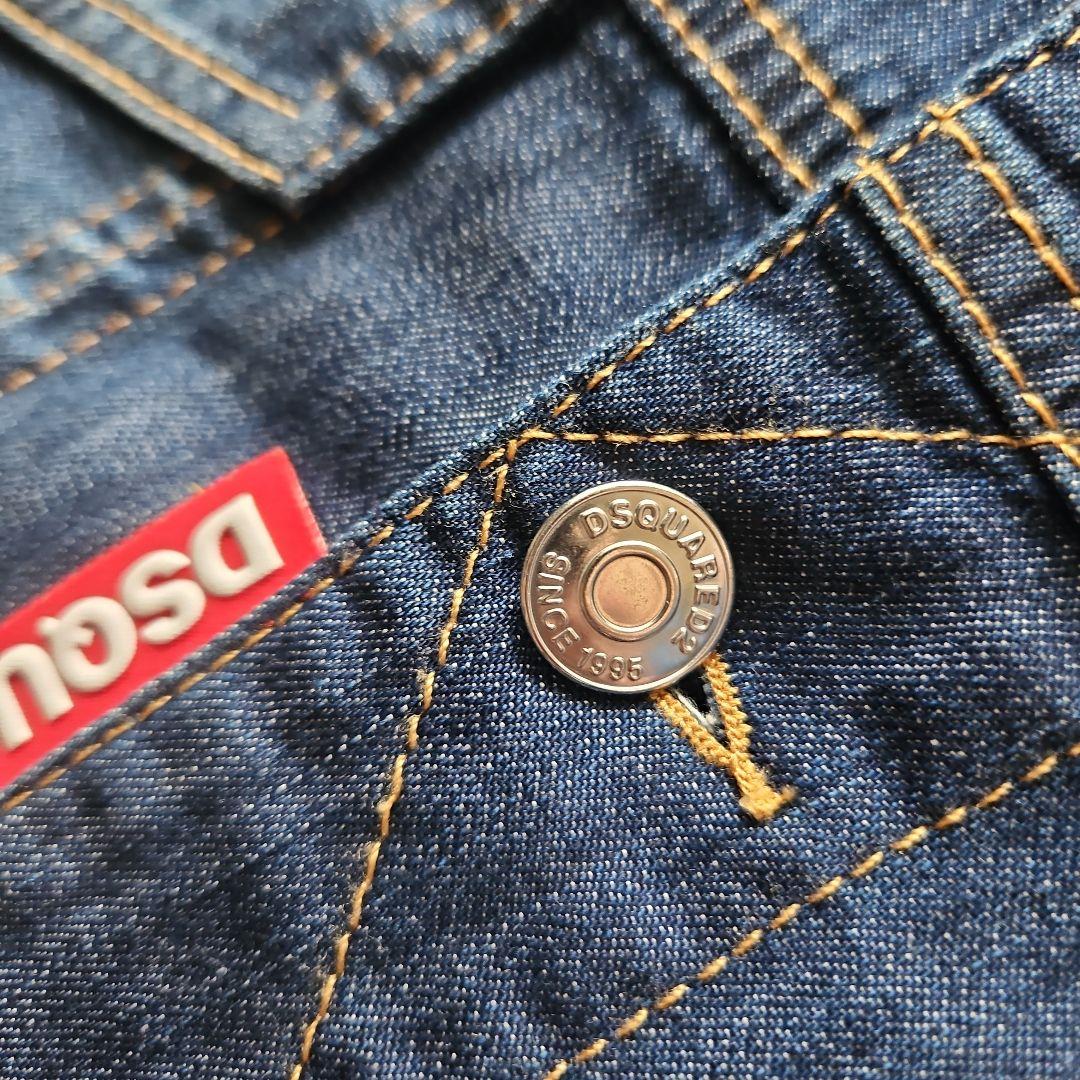 美品⭐ディースクエアード デニムオールインワン36ツナギジャンプスーツジーンズ