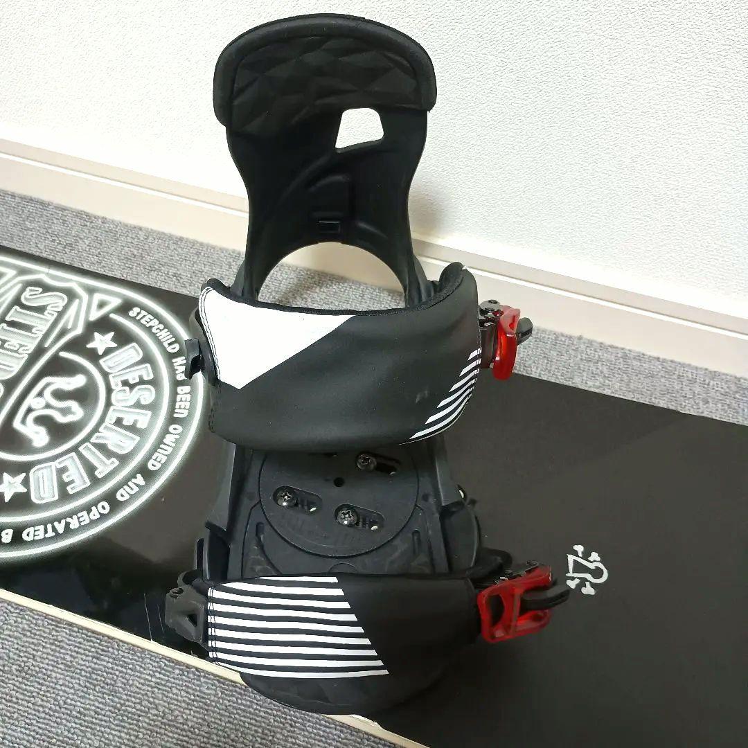 スノーボードセット STEP CHILD 154cm DESERTED HEAD
