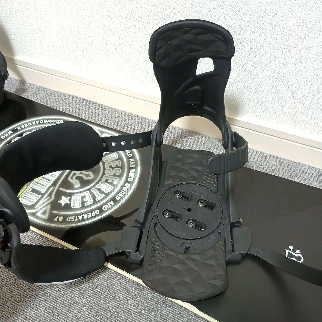 スノーボードセット STEP CHILD 154cm DESERTED HEAD