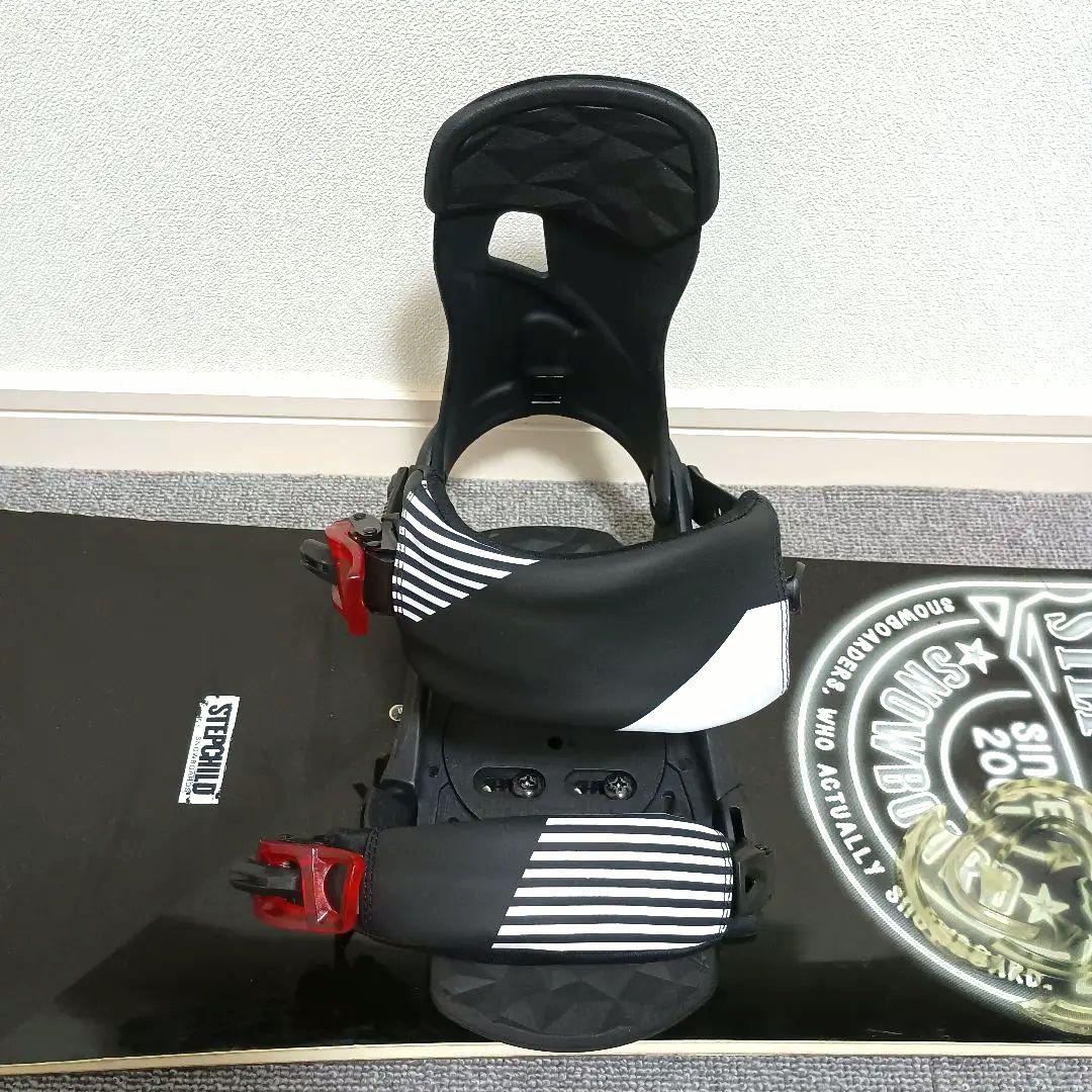 スノーボードセット STEP CHILD 154cm DESERTED HEAD