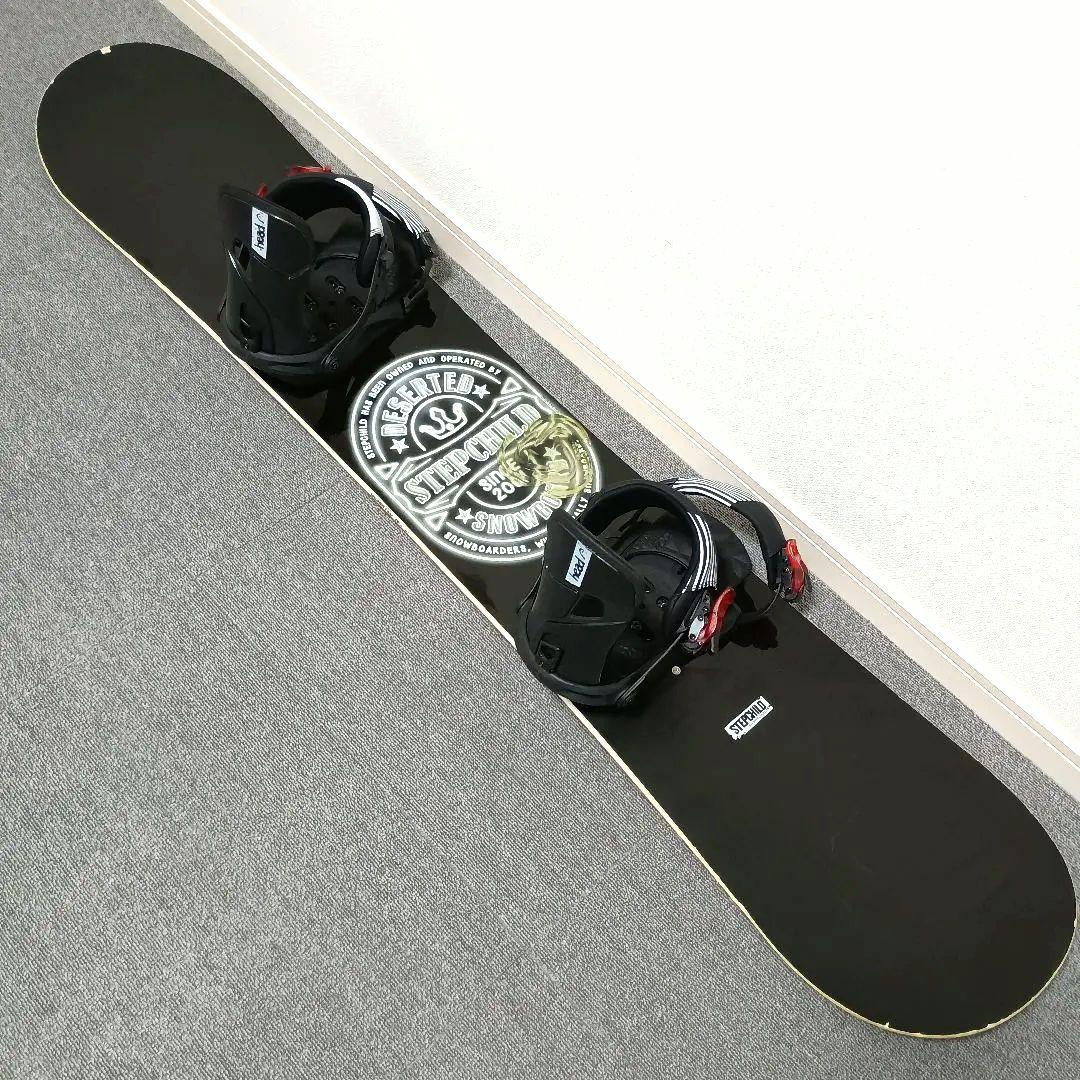 スノーボードセット STEP CHILD 154cm DESERTED HEAD