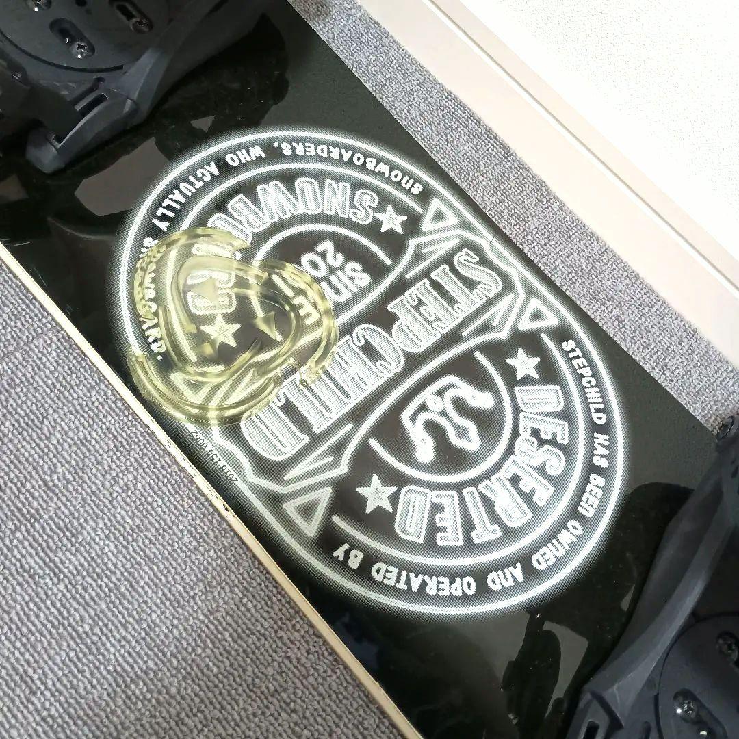 スノーボードセット STEP CHILD 154cm DESERTED HEAD