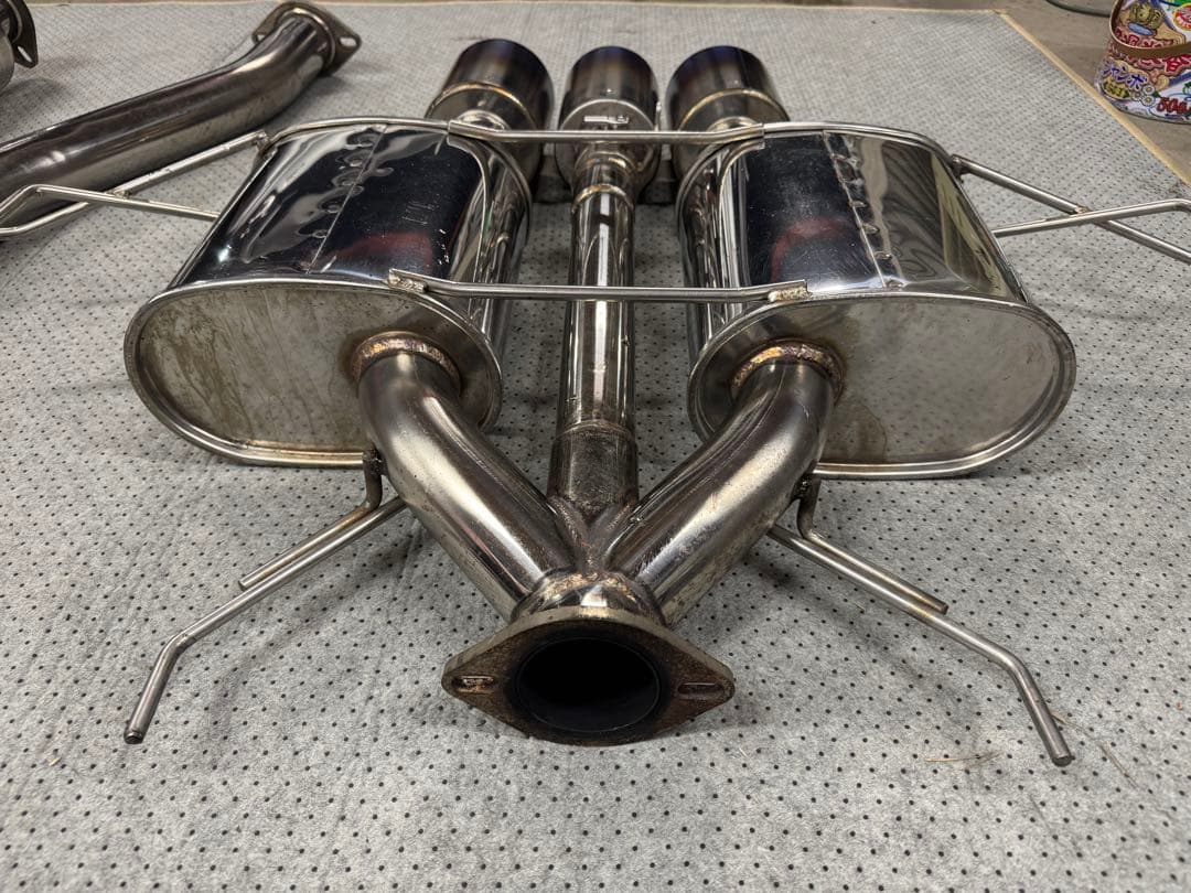 シビック TypeR FK8 FL5 amis ワンオフ マフラー バルブ付