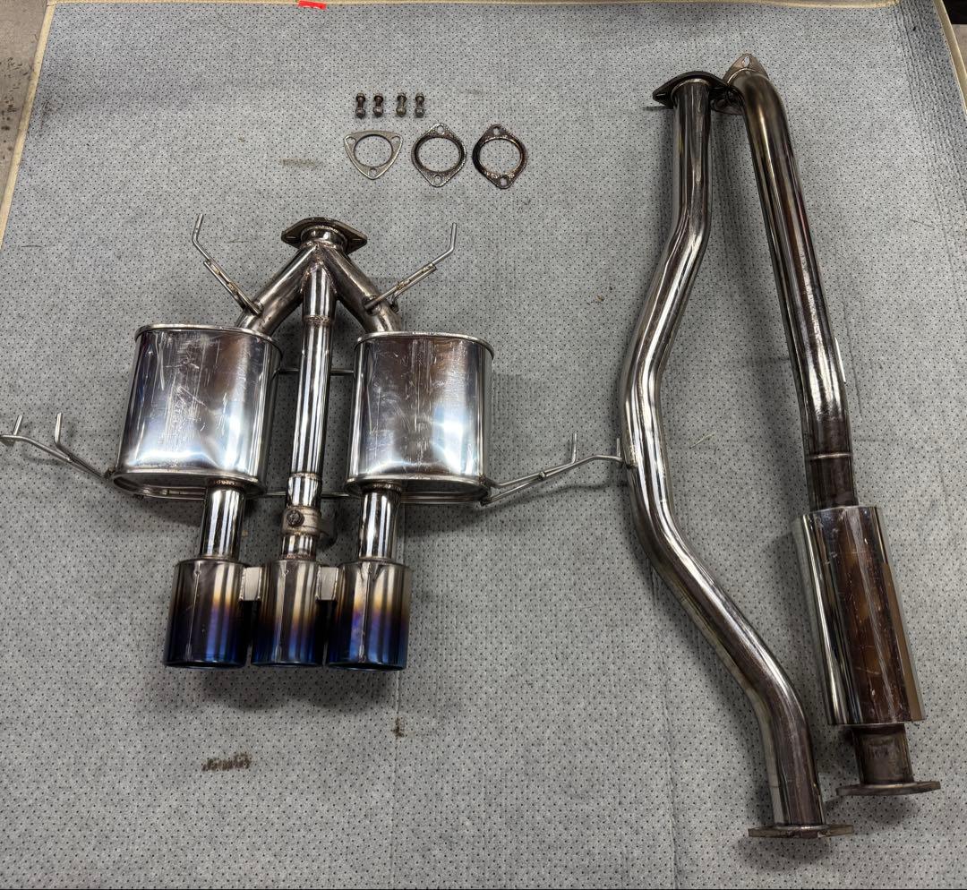 シビック TypeR FK8 FL5 amis ワンオフ マフラー バルブ付