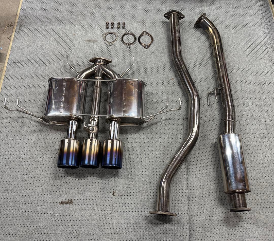 シビック TypeR FK8 FL5 amis ワンオフ マフラー バルブ付