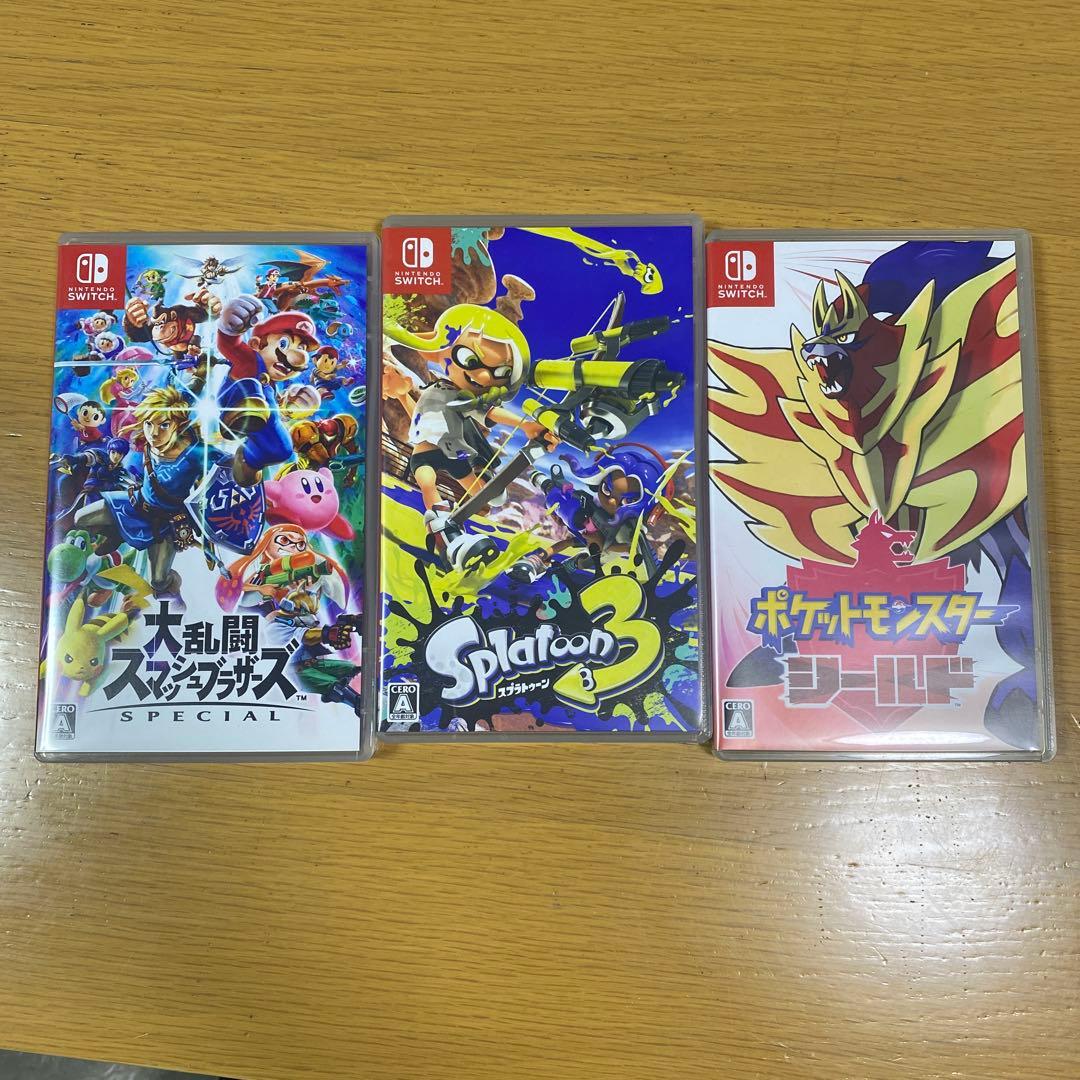 Nintendo Switch カセット3種