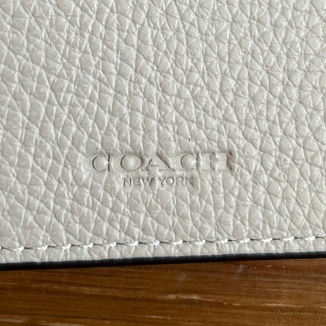 コーチ COACH マネークリップ（ホワイト）