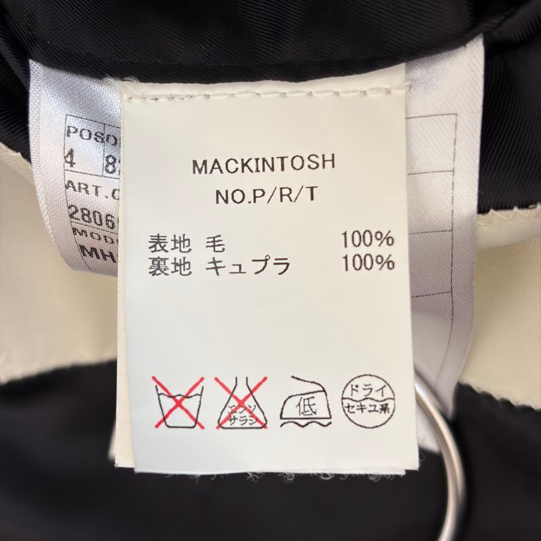 【ヘリンボーン】マッキントッシュ チェスターコート へリンボーン ウール