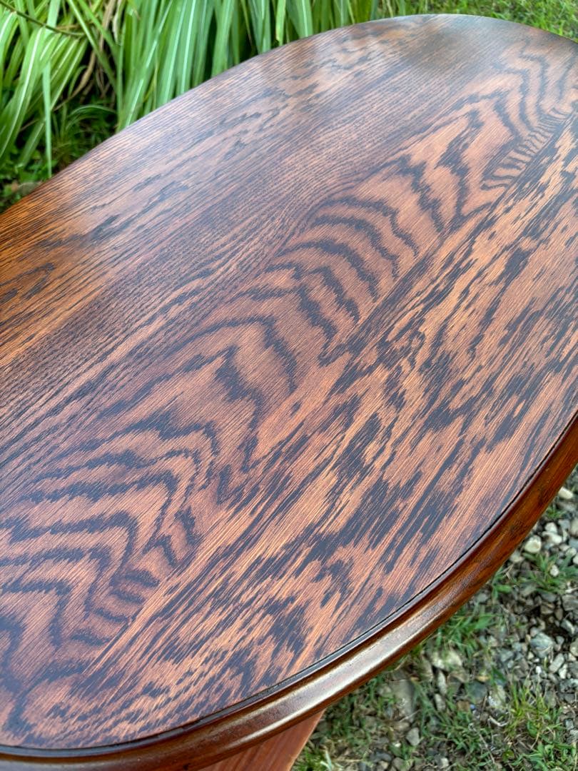 三越ブルージュ/カントリーハウス　オーバル型センターテーブル　ローテブル