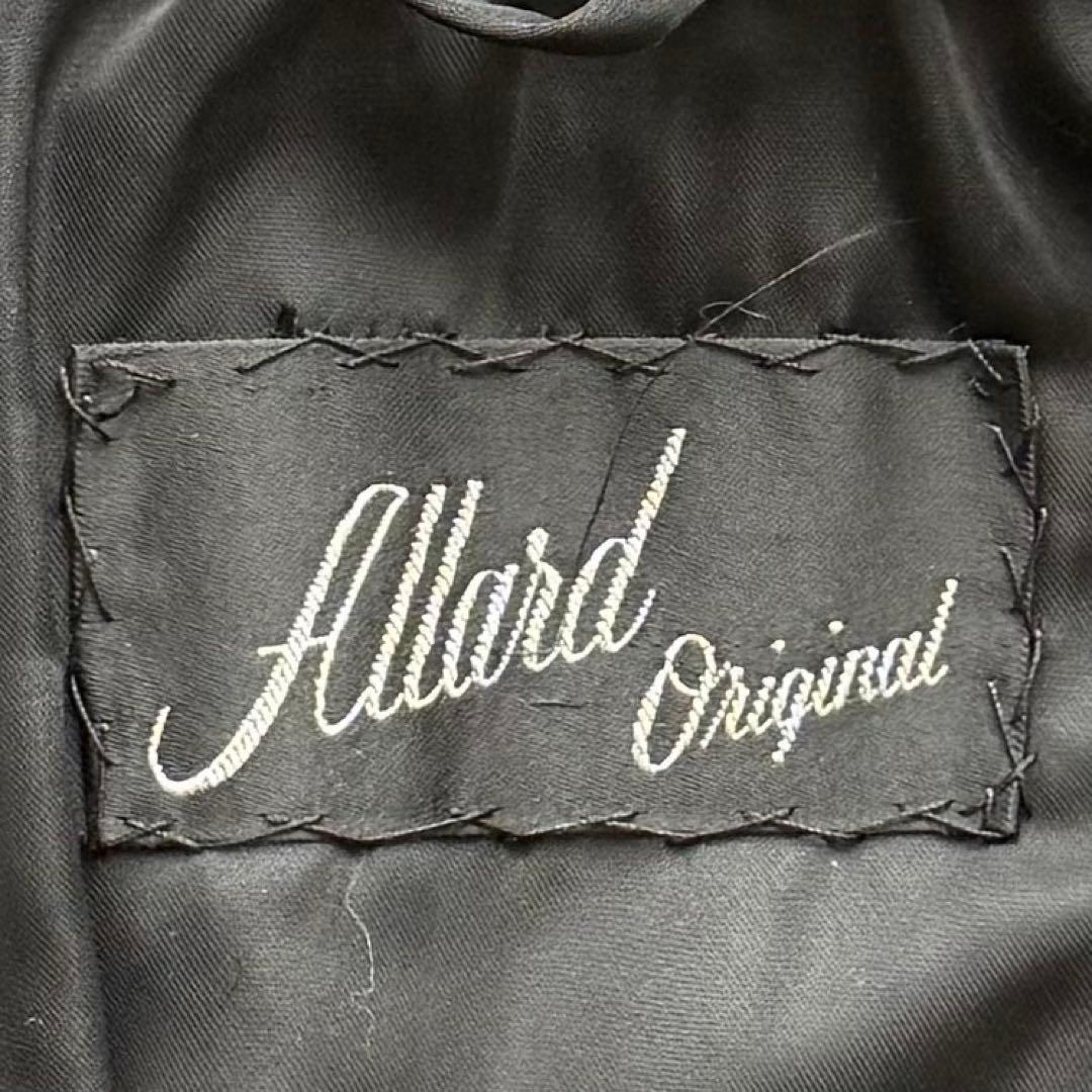 着丈111 ミンク MINK ロングコート レザー Aライン 毛艶 ブラウン