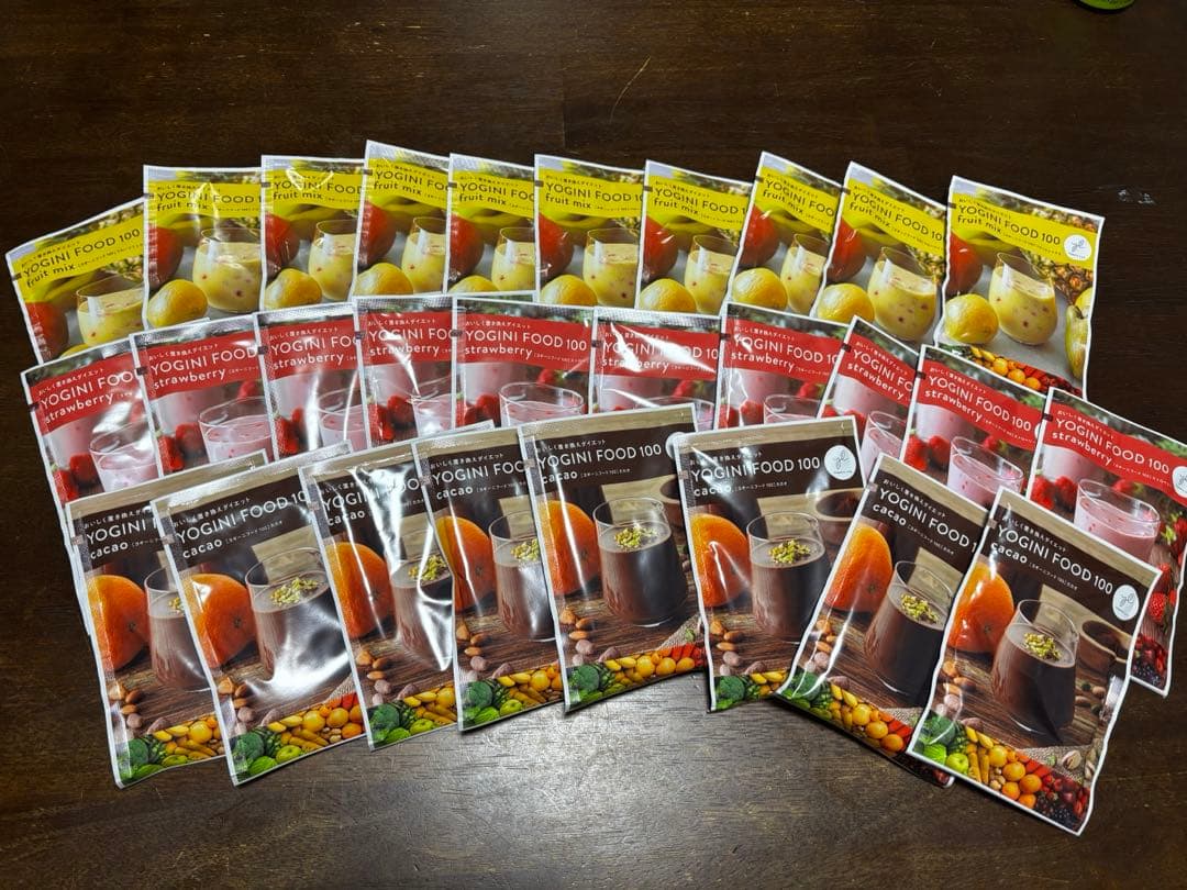 YOGINI FOOD 28袋 フルーツミックス ストロベリー カカオ LAVA