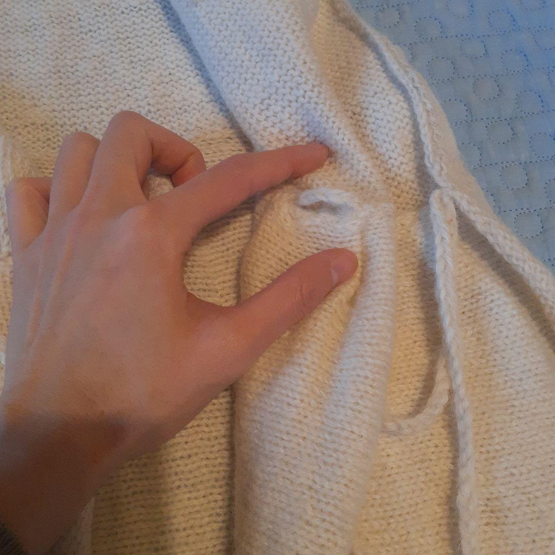 puente アルパカ手紡ぎベスト