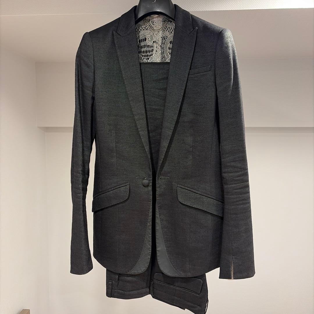 SISTERE ネイビー　スリムフィット セットアップ