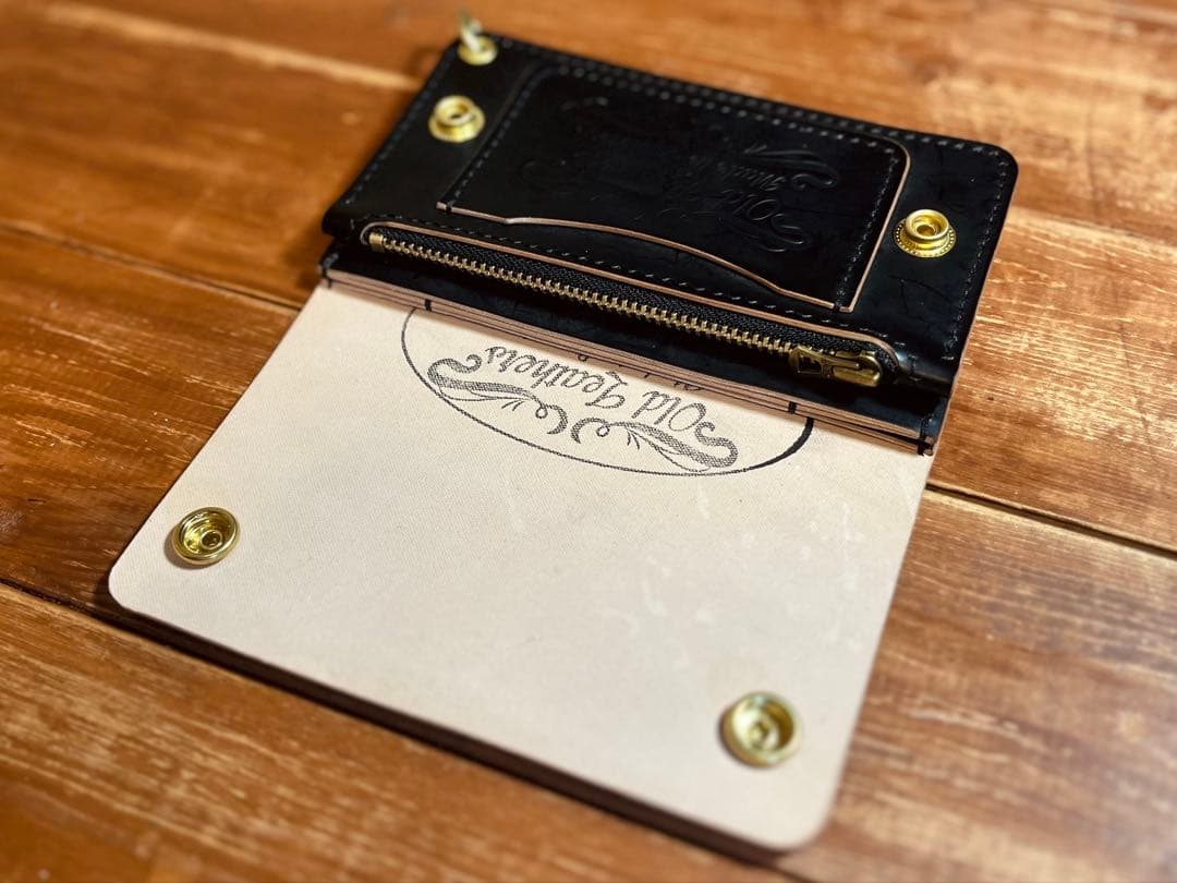 トラッカーウォレッTW-03 ショートトラッカーウォレット 新喜皮革 コードバン