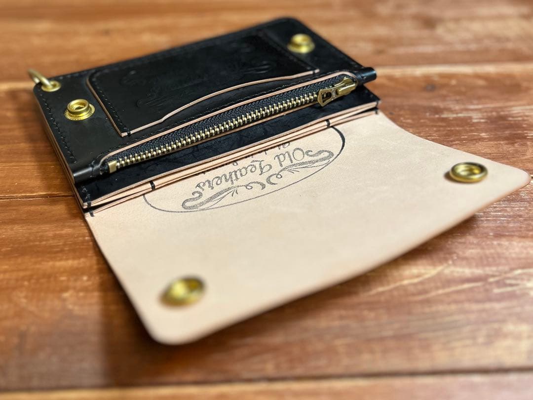 トラッカーウォレッTW-03 ショートトラッカーウォレット 新喜皮革 コードバン