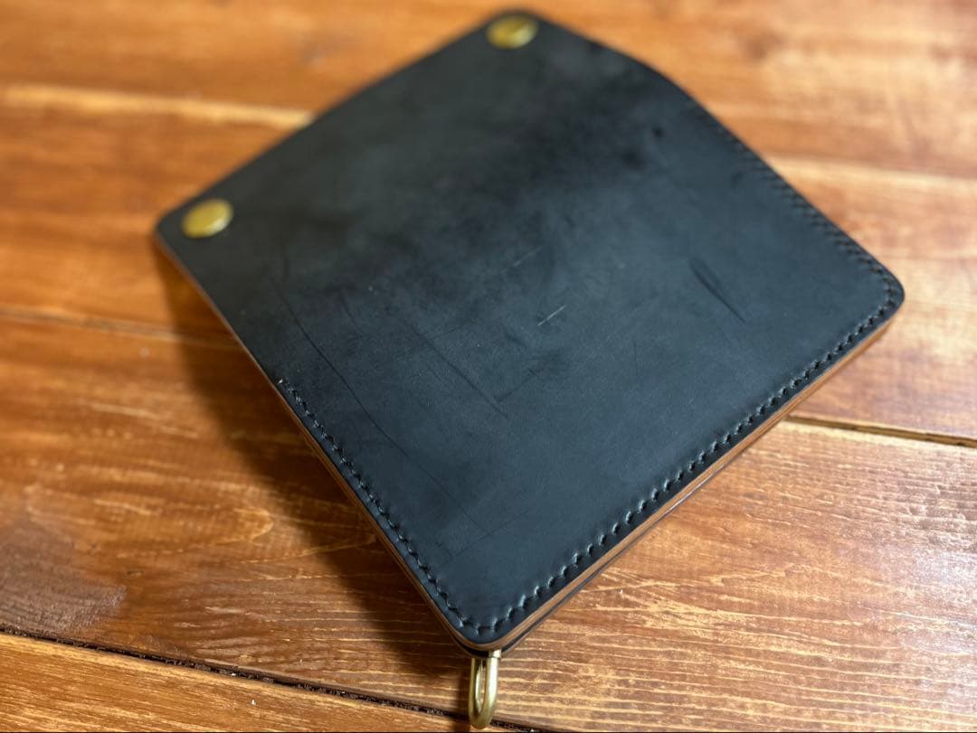 トラッカーウォレッTW-03 ショートトラッカーウォレット 新喜皮革 コードバン