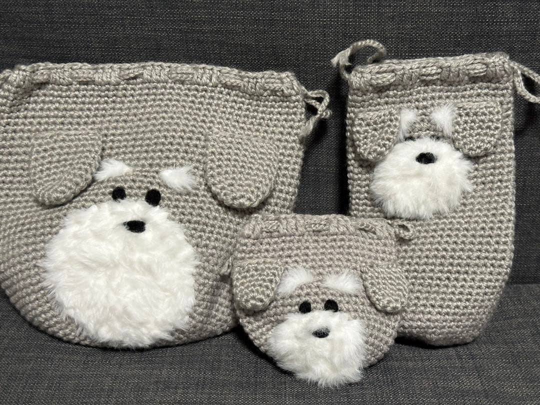 ハンドメイド　巾着袋　ペットボトルカバー