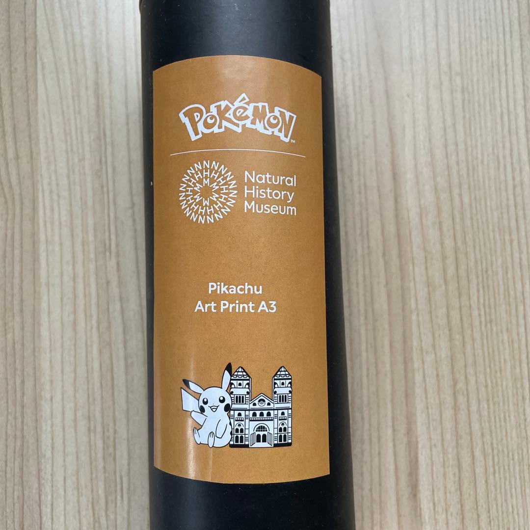 【限定品】ポケモン30周年 ロンドン自然史博物館コラボ A3ポスター ピカチュウ