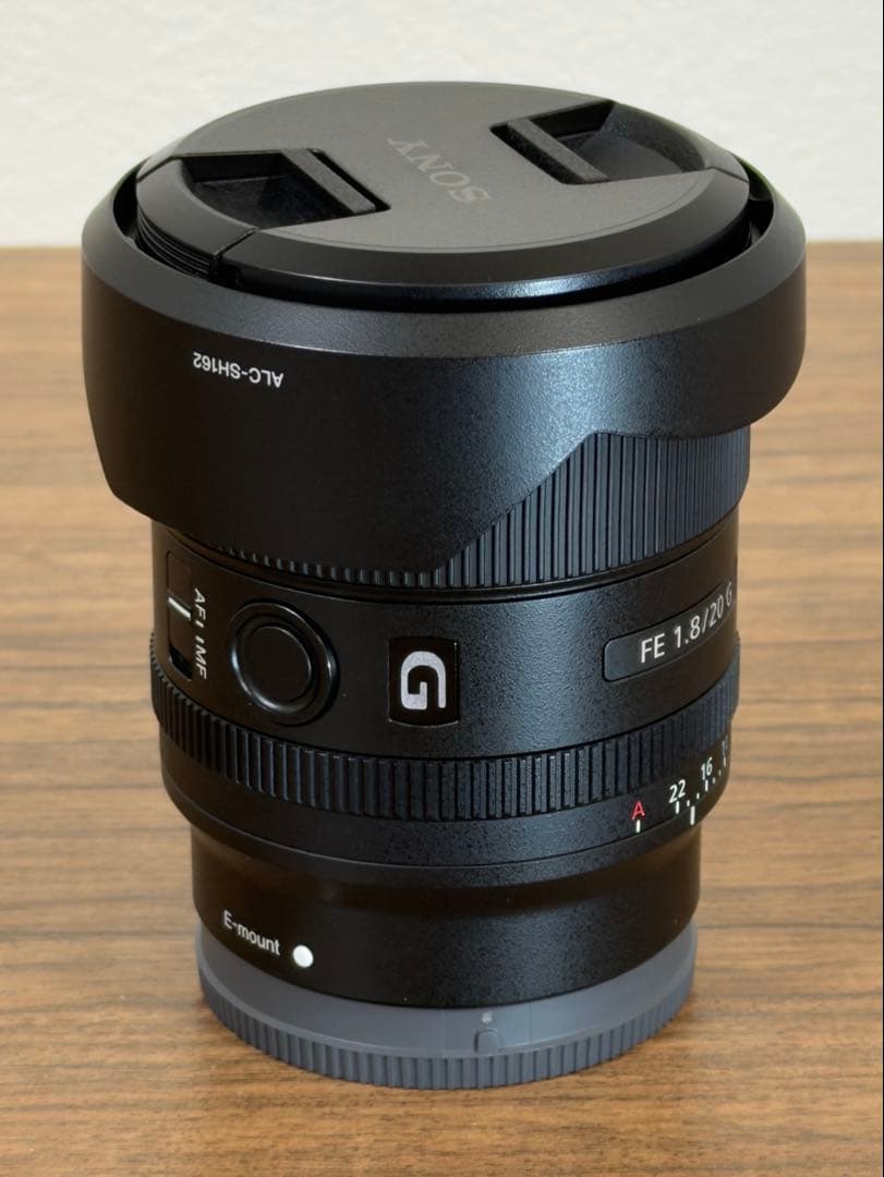 【美品】SONY FE20mm F1.8 Gレンズ SEL20F18G