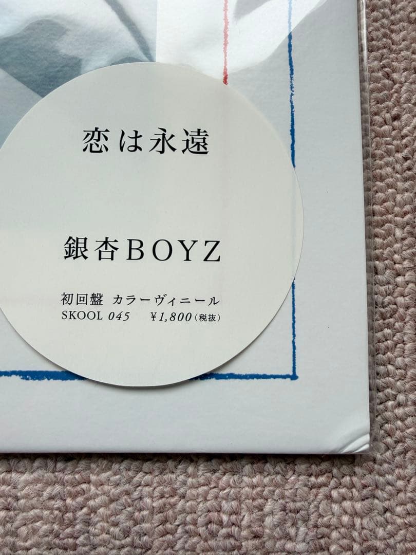 ＜新品・未使用＞　銀杏BOYS 初回限定盤　アナログレコード３枚セット