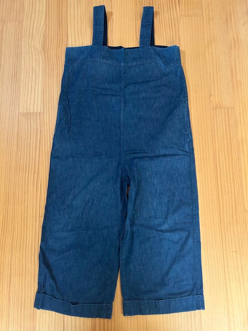 journal standard luxeミリタリーデニム ベアトップサロペット