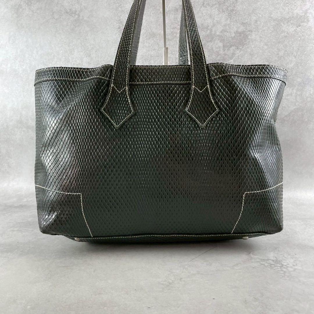 りえ太様　ヴィヴィアンウエストウッド　トートバッグ　レザー　エキゾチック　オーブ