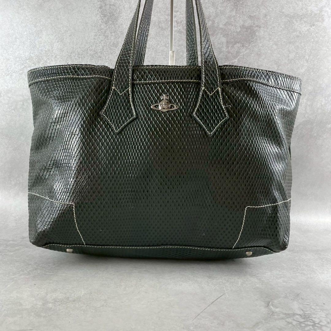 りえ太様　ヴィヴィアンウエストウッド　トートバッグ　レザー　エキゾチック　オーブ