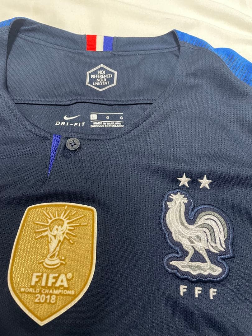 フランス代表 ユニフォーム ムバッペ 10番 ロシアW杯 優勝パッチ NIKE