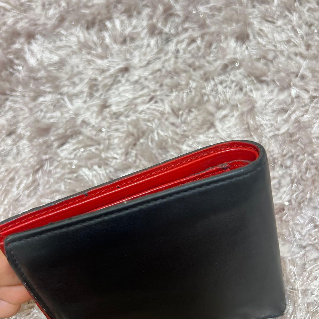 FENDI フェンディ モンスター 二つ折り財布 ブラック バグズアイ