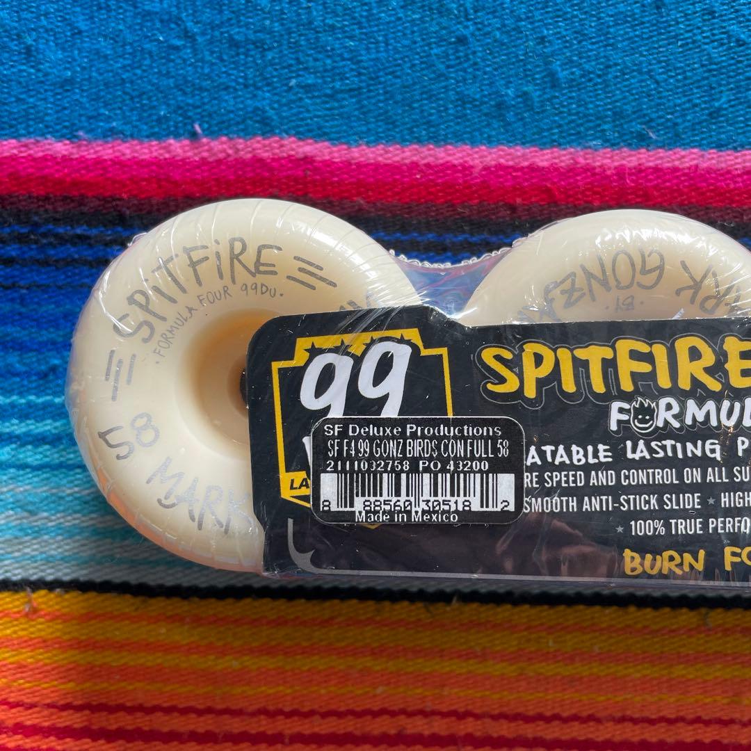 Spitfireコニカルフルマークゴンザレススケボーウィール 58mm99a