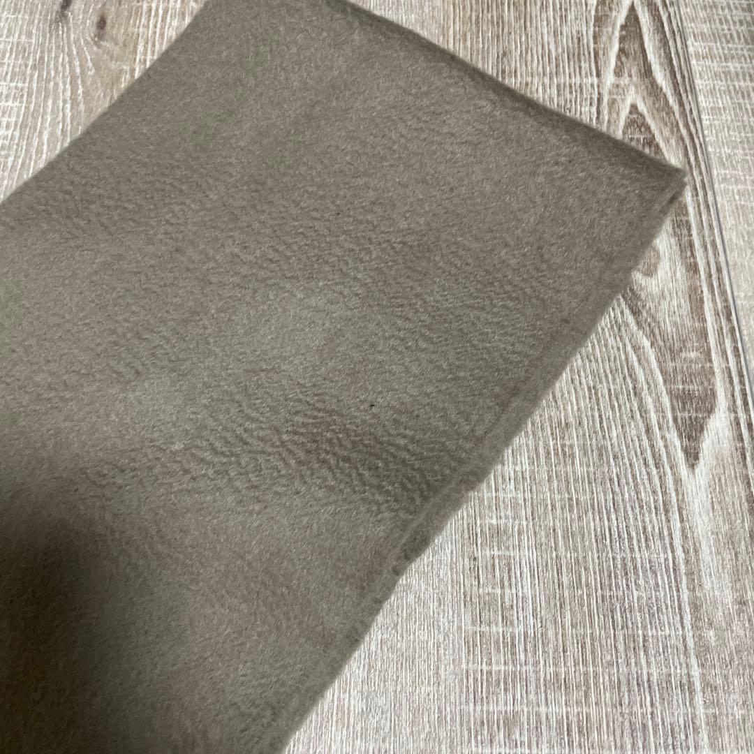 エルメス・マフラー　ベージュ(グレー)