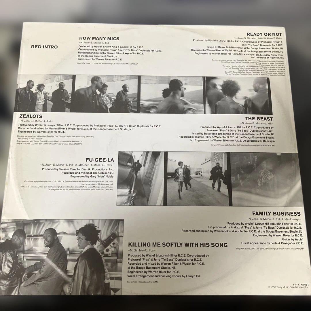 Fugees / The Score ２枚組12インチレコード　オリジナル盤