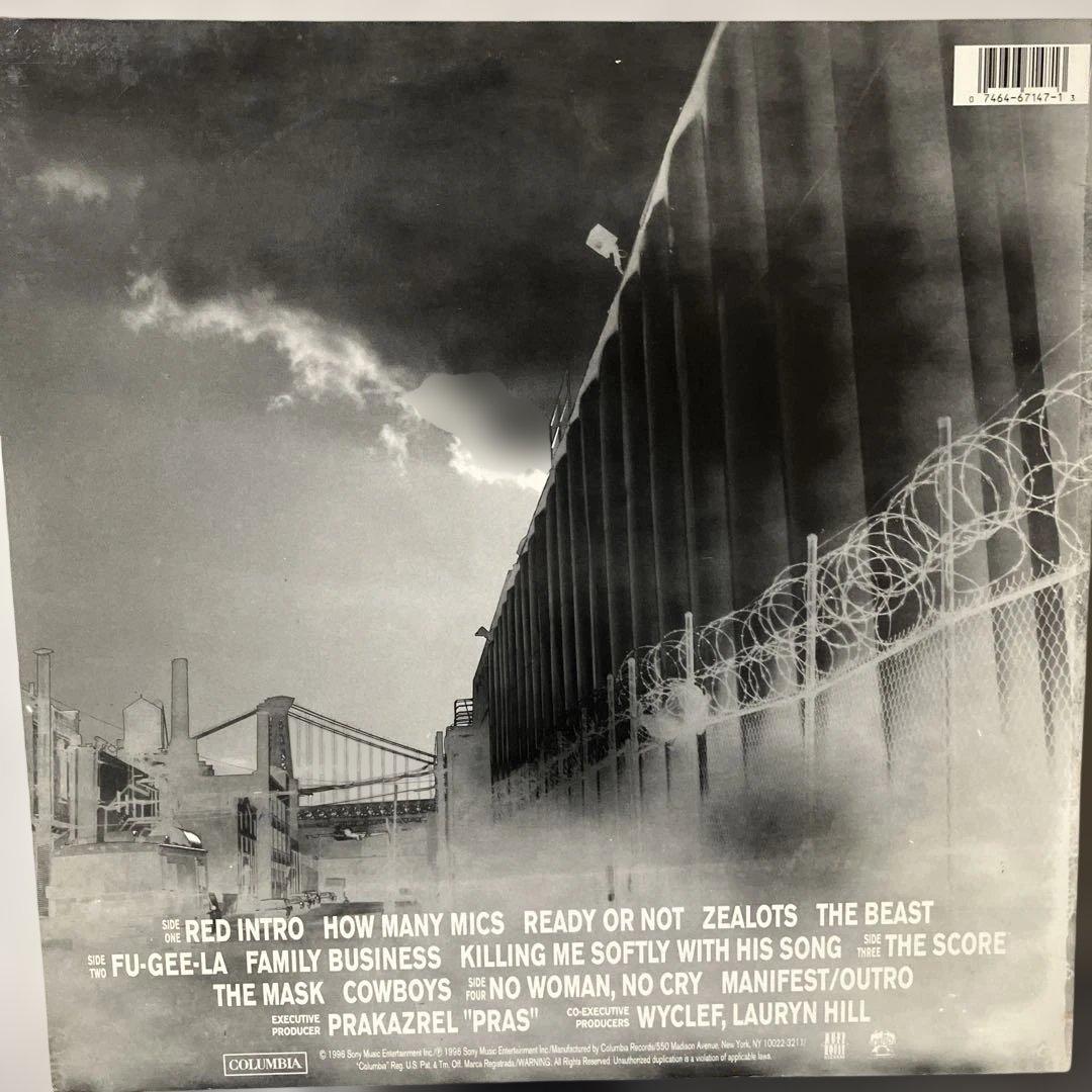 Fugees / The Score ２枚組12インチレコード　オリジナル盤