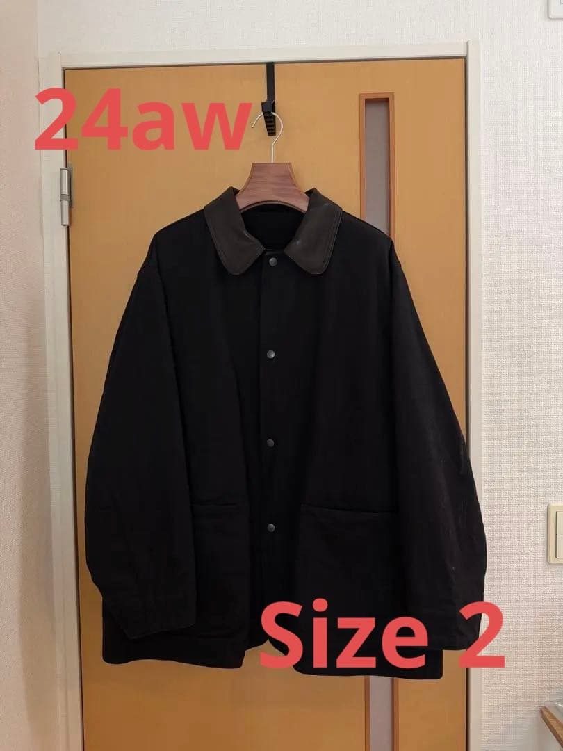 COMOLI 24aw デニムレザーワークジャケット size2