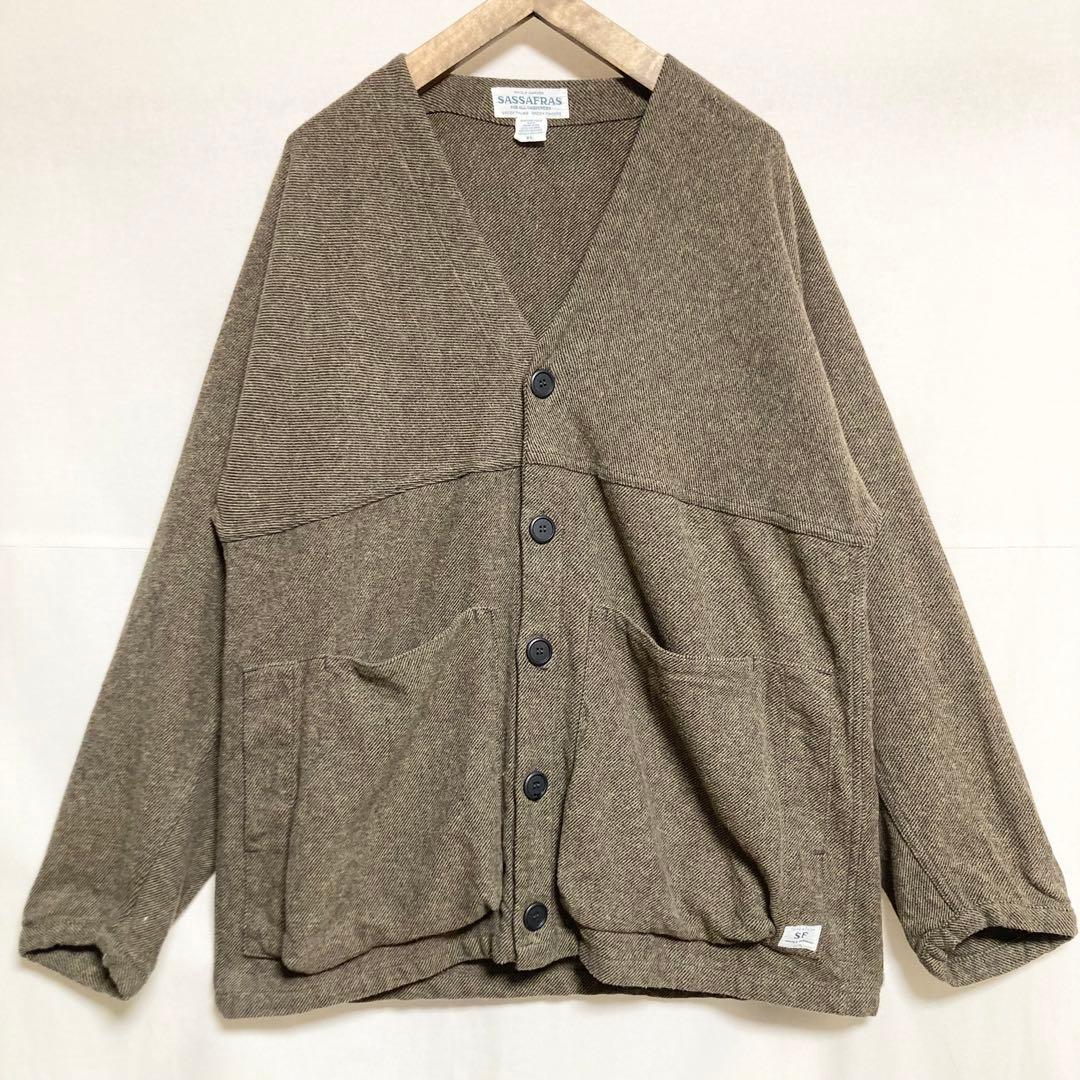 XLサイズ！SASSAFRAS ノーカラーガーデナージャケット