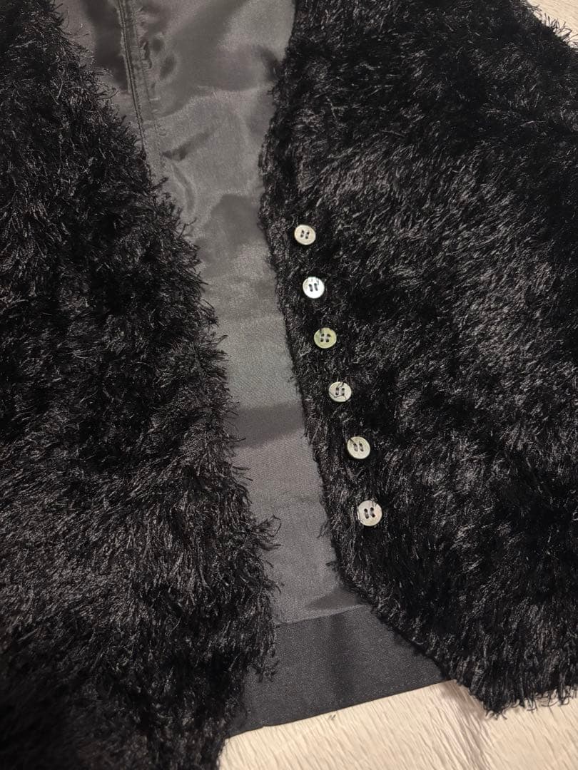 フリンジベスト　ブラック　Curensology