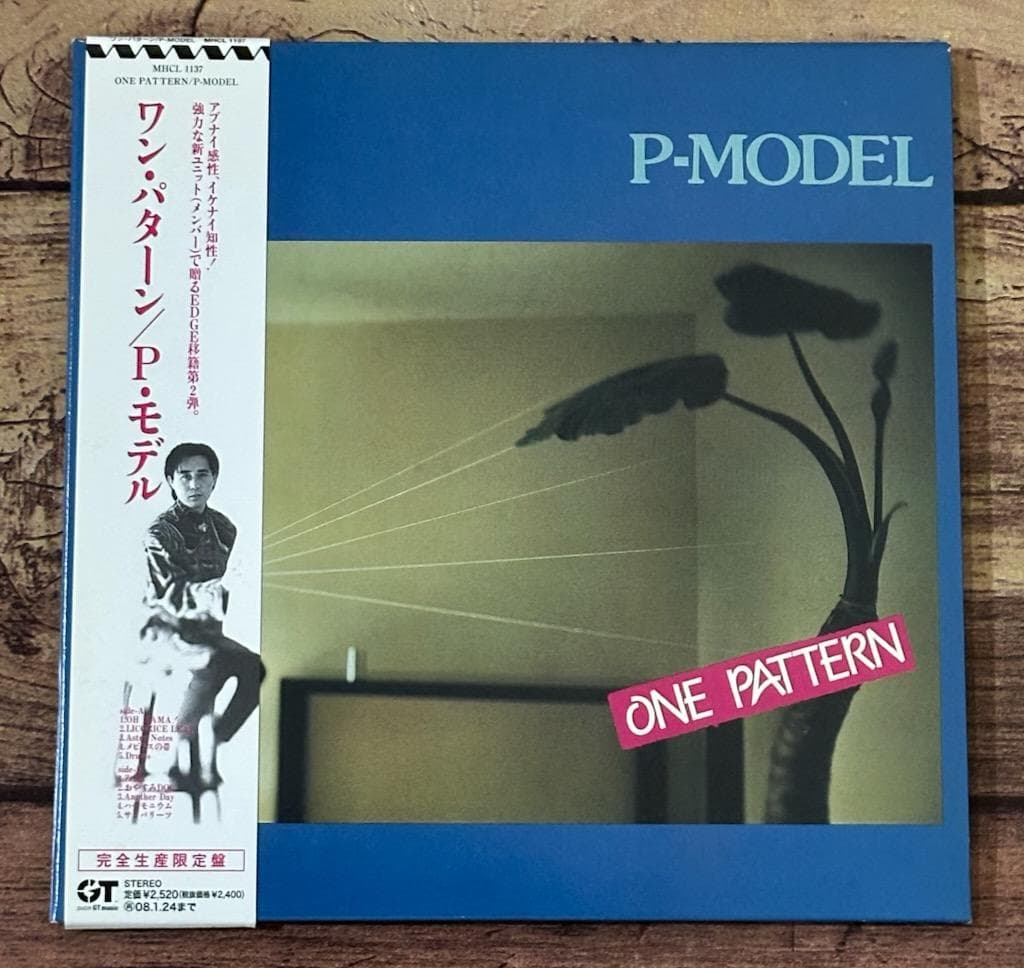 完全生産限定盤「ワン・パターン」P-MODEL（平沢進/中野照夫 中野テルヲ）