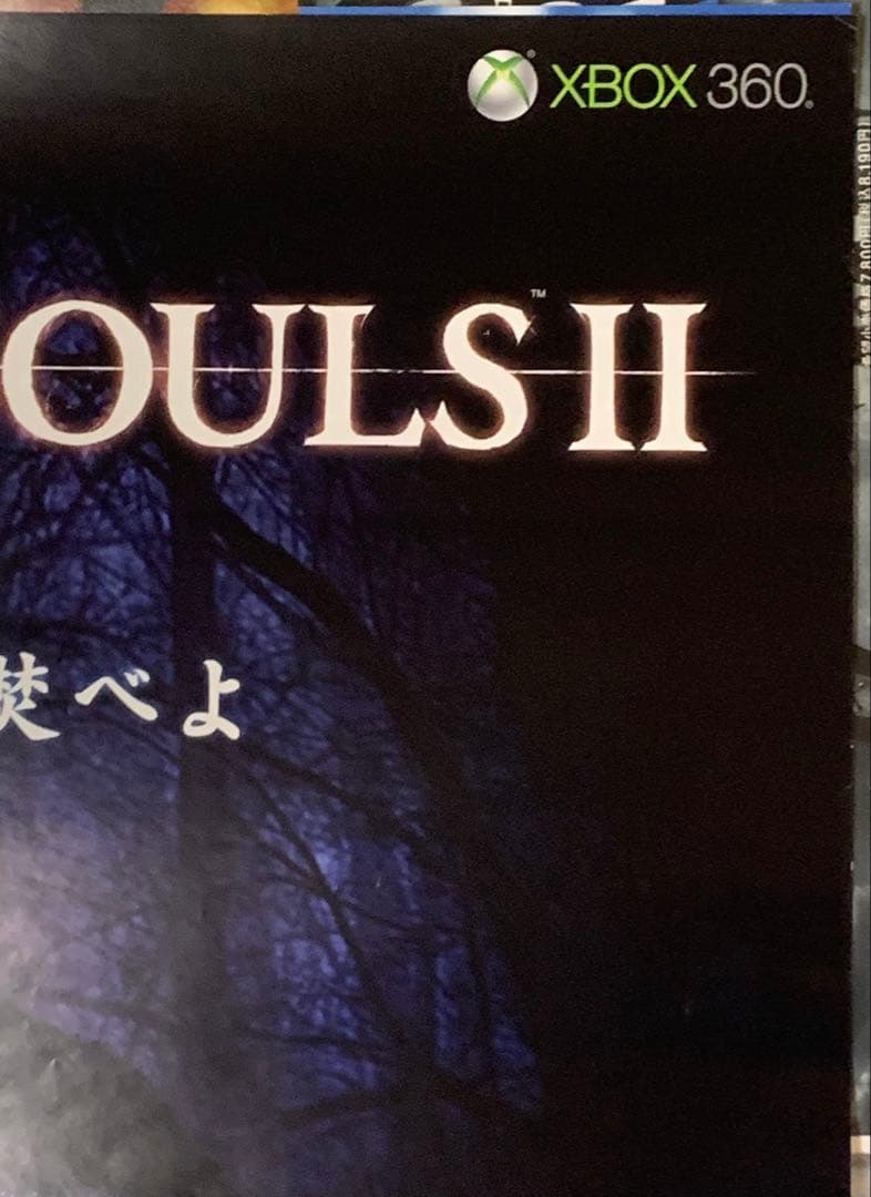 【B2・表面フチ痛みあり】 ダークソウル2 販促 非売品 ポスター