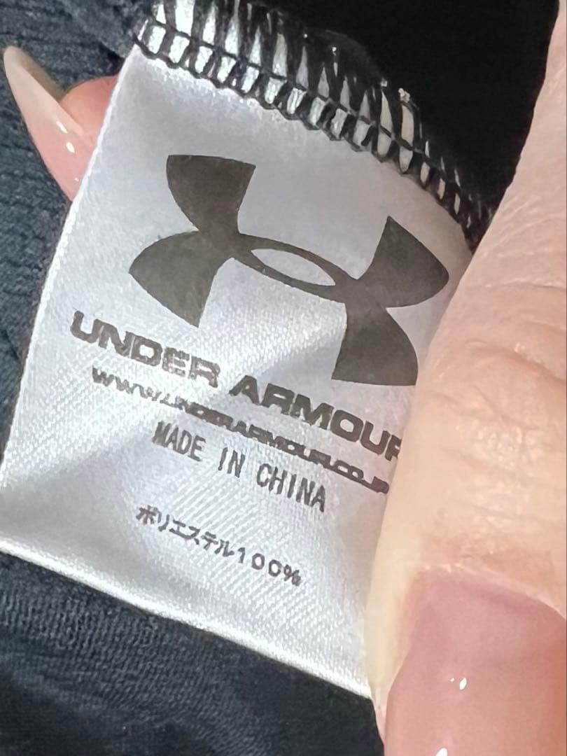 【大きいサイズ】 UNDER ARMOUR ブラックポロシャツ（半袖）