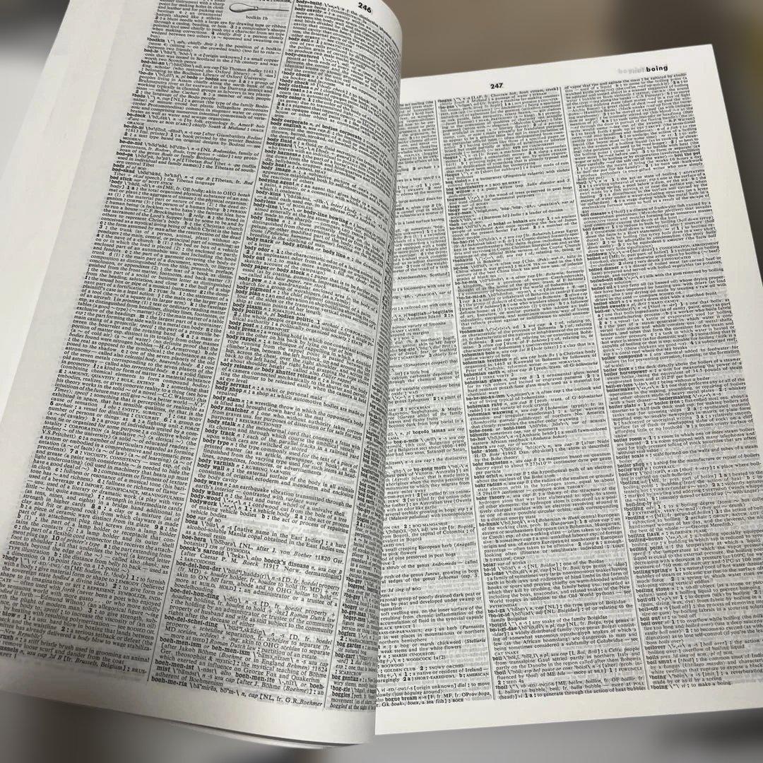 Webster’s Third International Dictionary