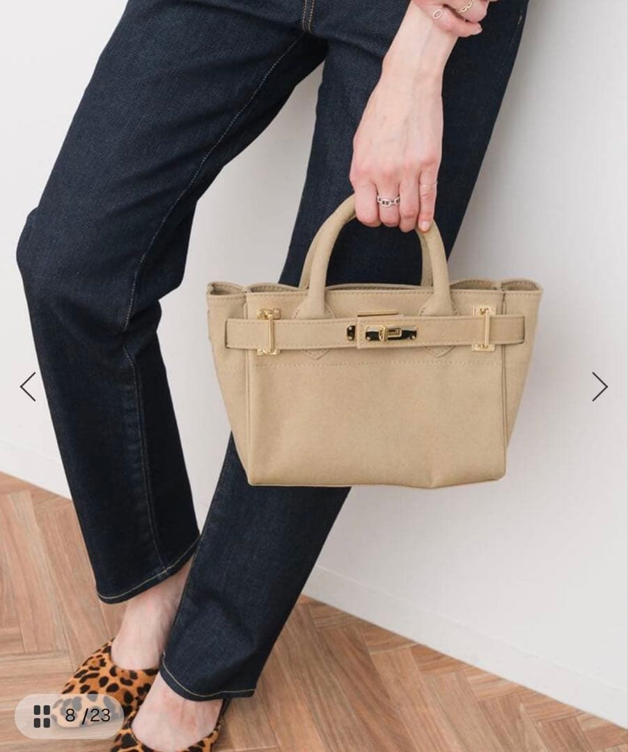 SITA PARANTICA/シータパランティカ 別注フェイクスエードトート S