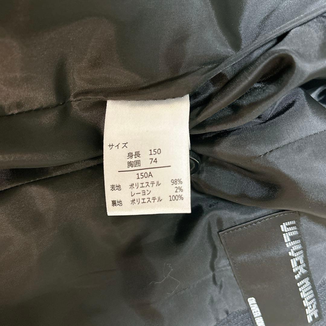 未使用級【OLIVER HOUSE】男子150 卒業式　フォーマル　スーツ　黒